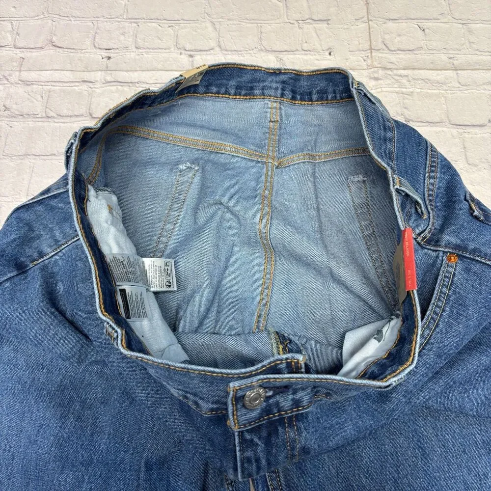 NWT Levi's 550 Relaxed Jeans Men Size 46x32 Blue Denim C106 -6